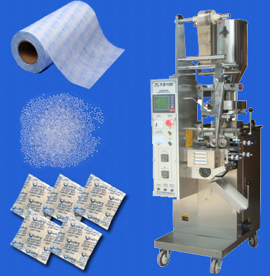 Máy Đóng Gói Hạt Hút Ẩm